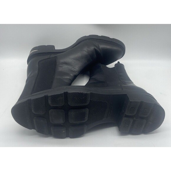 Alexander‎ Wang Chelsea Boots Booties  Size 38/7 Andy Black Biker Leather - Picture 12 of 15